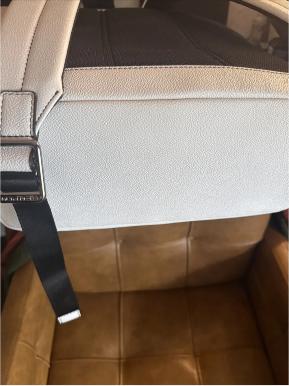 Authentic Michael Kors Leather Backpack Xlarge Black And White. Unisex. Gorgeous
